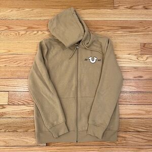 True Religion Light Brown Graphic Hoodie